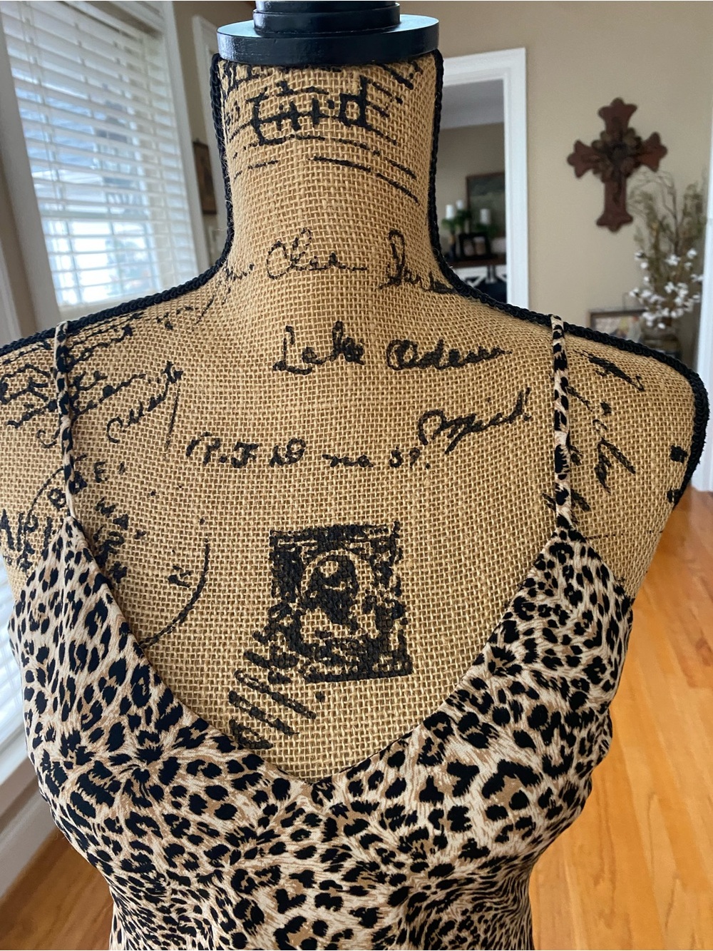 Sexy Audrey 3+1 Leopard Print Slip Tank Dress Size: S - Picture 3 of 8